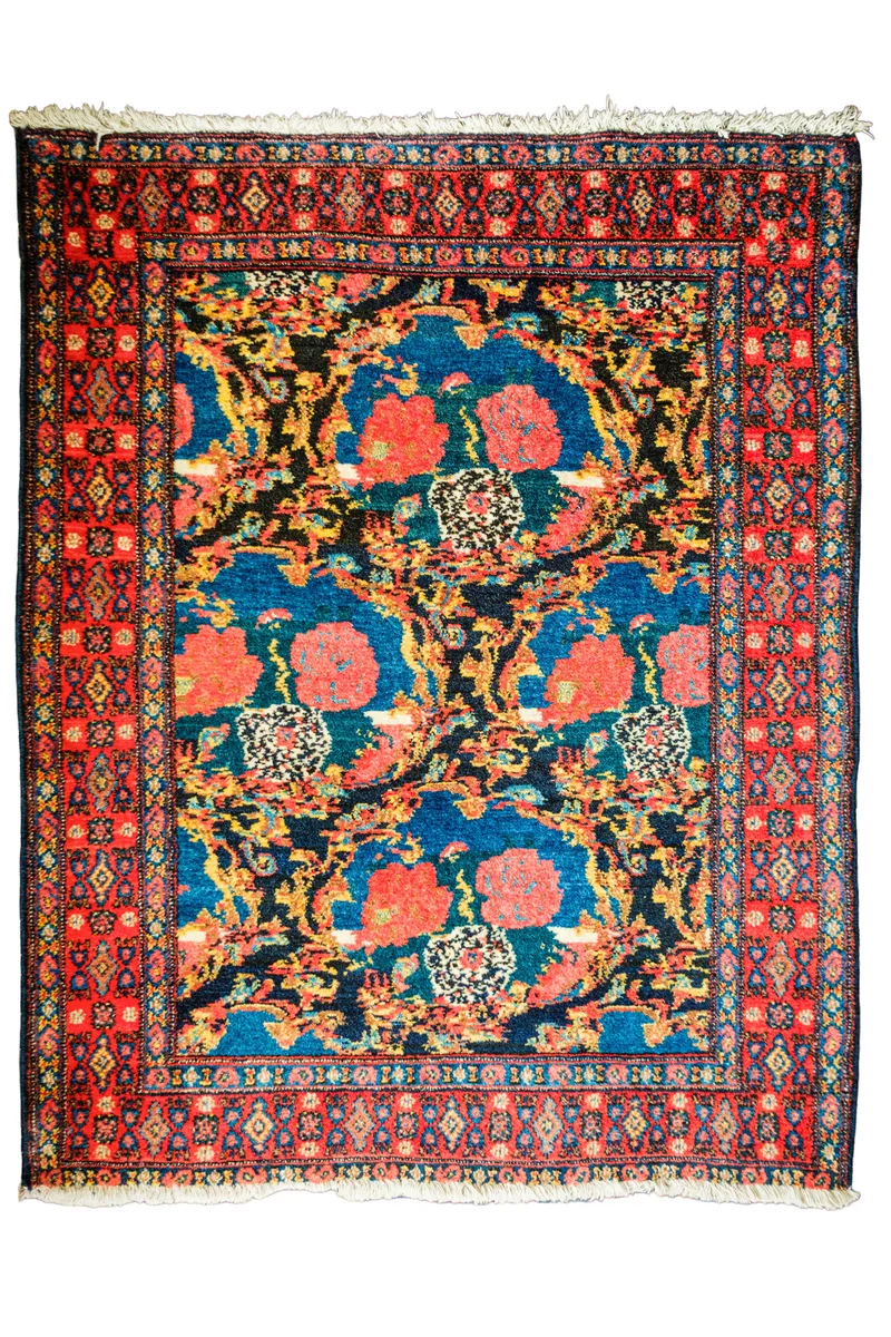 Semi-Antique Persian Senneh Rug