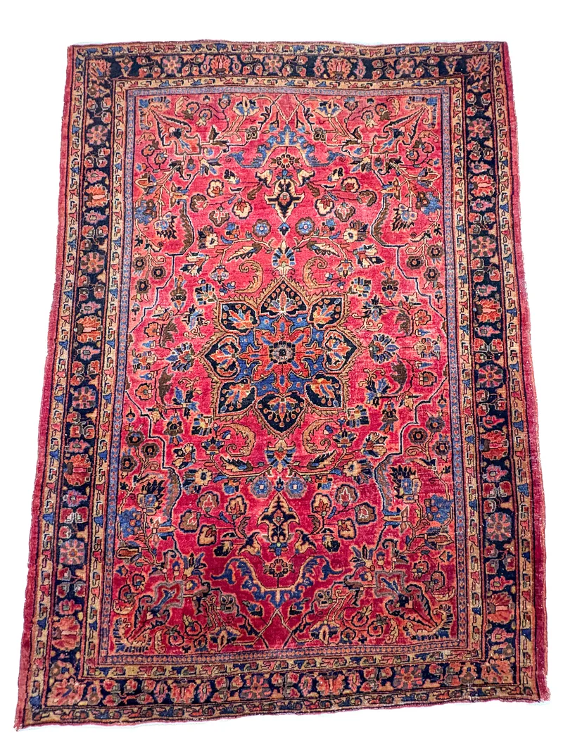 Antique Persian Sarouk Rug