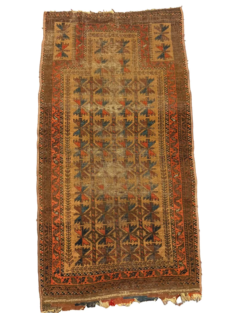 Antique Persian Baluch Prayer Rug