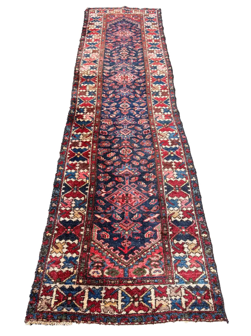 Semi-Antique Persian Bakhtiari Runner
