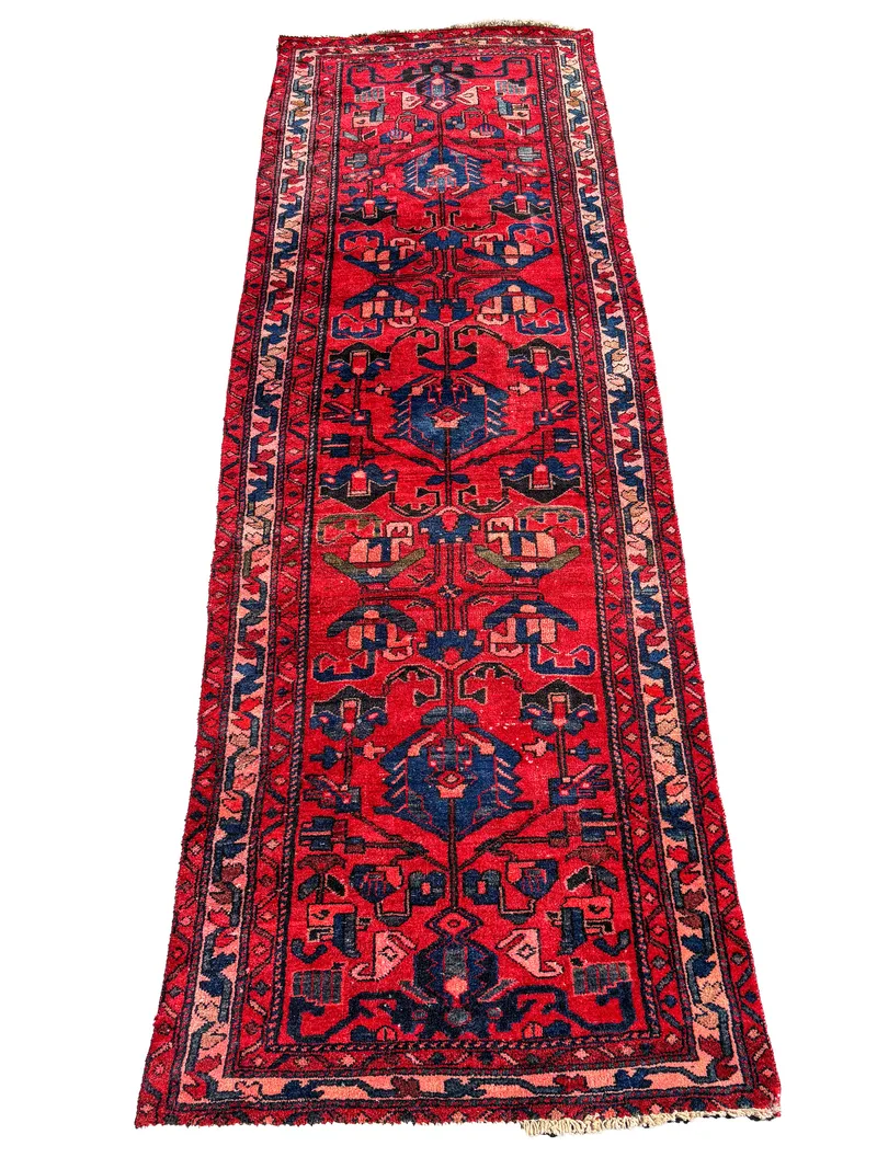 Semi-Antique Persian Hamadan Runner